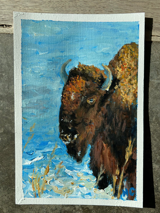 “Denver Native II” – Signed Print 12” x 18” | Originally acrylic on canvas paper | Printed on smooth matte finish paper