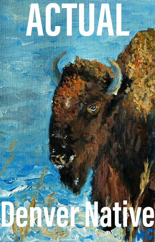 "Actual Denver Native" Unisex Classic Tee - Original Art Print