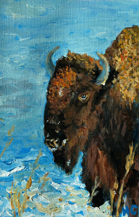 “Denver Native II” – Signed Print 12” x 18” | Originally acrylic on canvas paper | Printed on smooth matte finish paper